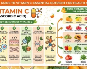 Vitamin C, its benefits and sources