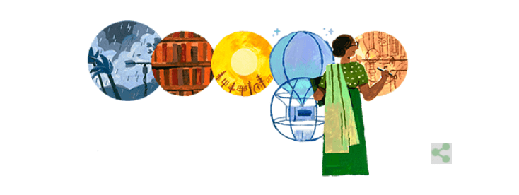 Anna Mani Google Doodle