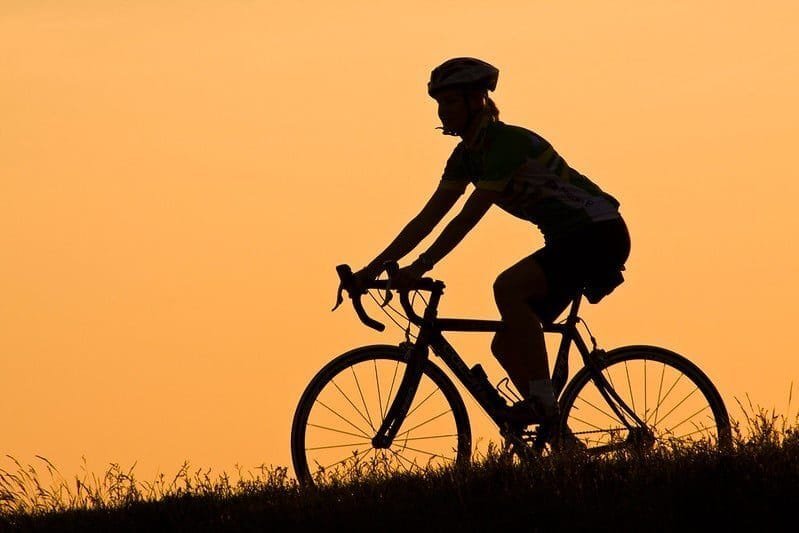 outdoor cycling aerobic exercise for healthy body