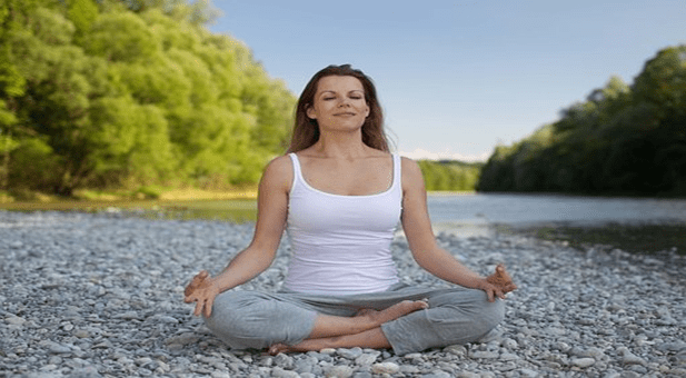 padmasna or sukhasna - yoga poses