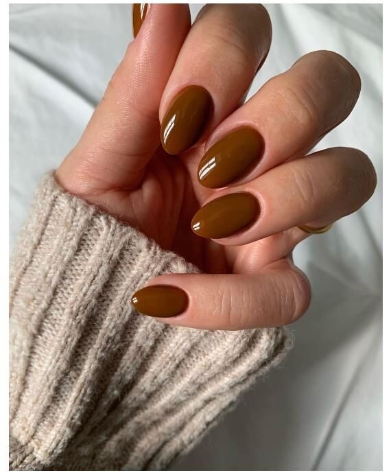 Rich Brown nail color