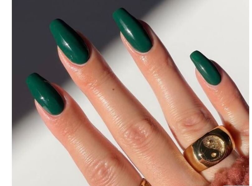 forest greens nail color