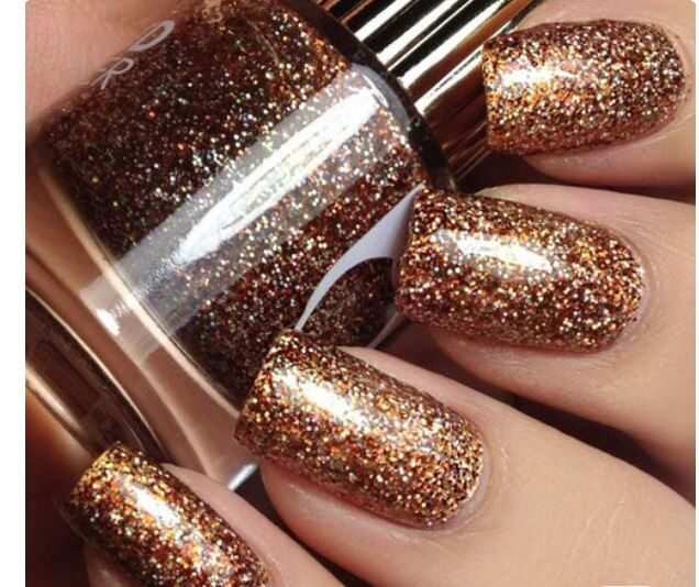 glitter and sparkle nail color