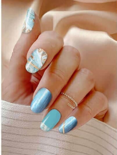 ocean blues nail color