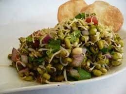Sprouted Moong Salad - Healthy street food in Mumbai