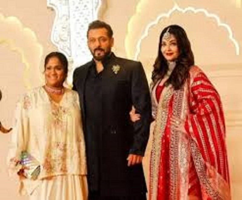 salman khan and aisywarya rai reunite in ambani's wedding