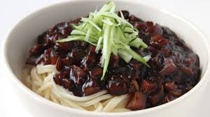 Zhajiangmian (Jaa Jyang Myen) or fried sauce noodles