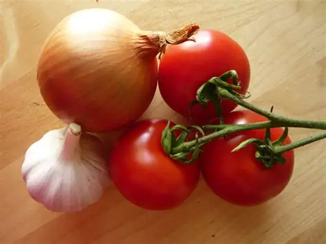 onion, tomato, garlic Dangerous Household Items for Pets