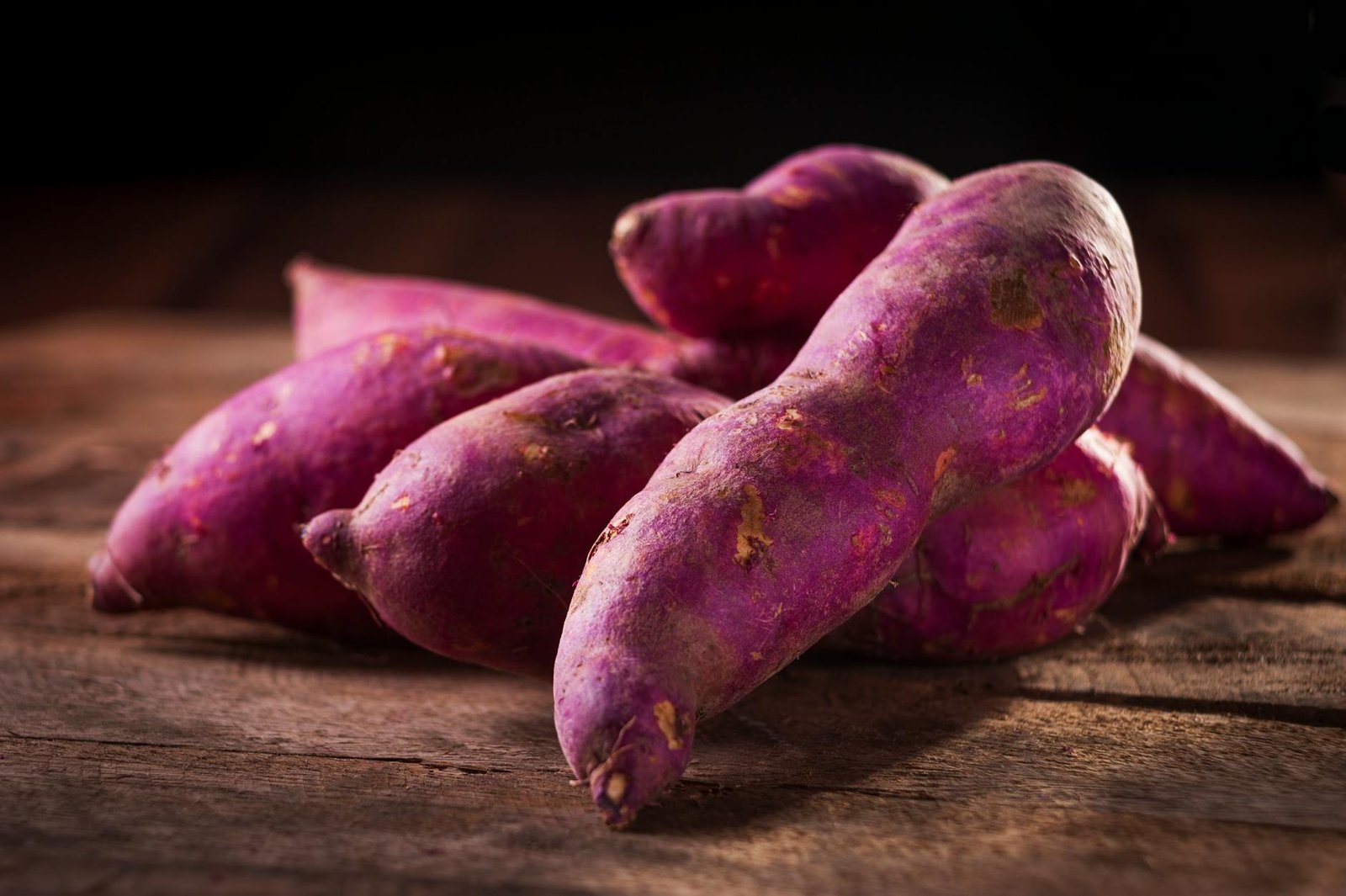 close up shot of sweet potatoes