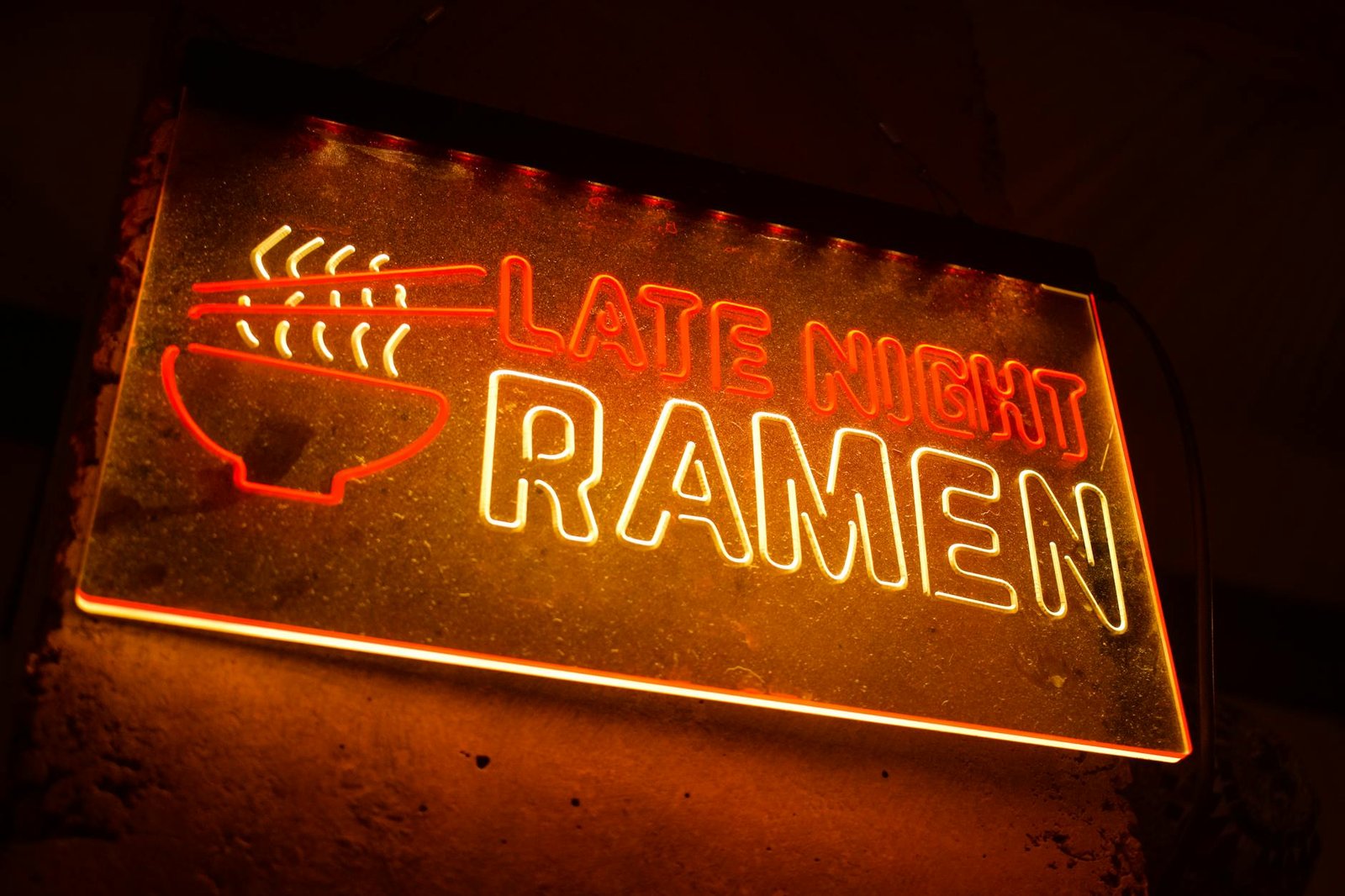 ramen advertisement on wall 12 Worst Evening Habits