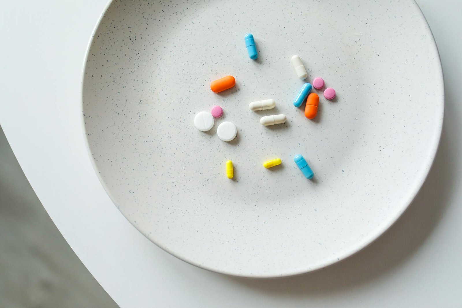 photo of medicines on plate
