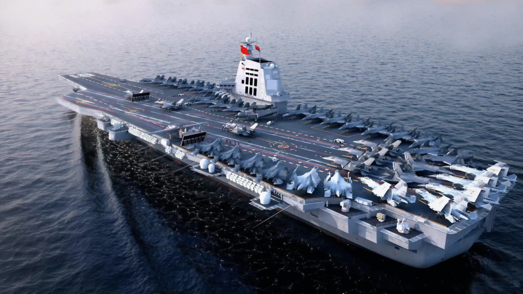 Aircraft Carriers at sea