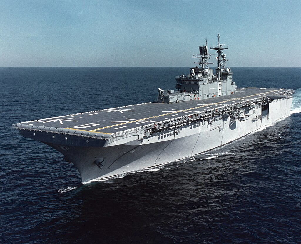 Navy war ship USS Bonhomme Richard