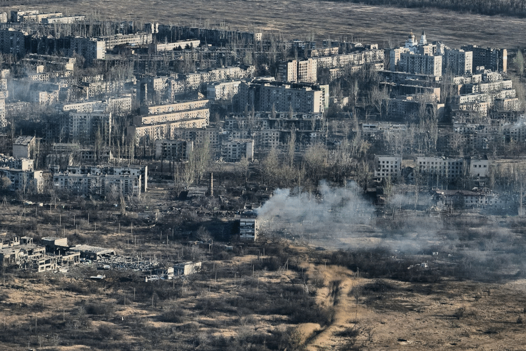 Battle for Avdiivka - Devastation seen on the ground