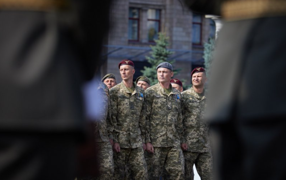 Battle Troops marching