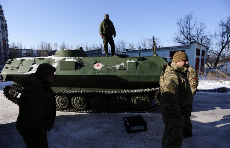 Battle of Avdiivka - Tank positioning and resting