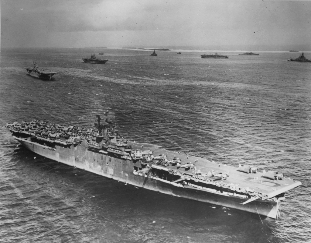 a fleet of carriers with Essex-class carriers