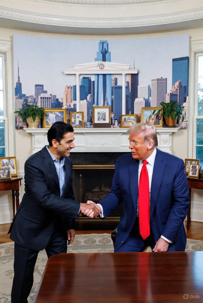 Trump Mamdani meeting, Zohran Mamdani Trump White House, NYC mayor elect Trump Oval Office, Trump praises Mamdani, Zohran Mamdani affordability agenda, Trump NYC funding threats, democratic socialist Trump ally, fascism despot Trump Mamdani, Con Edison utilities crisis, Spectrum News 1 Mamdani interview, mamdani trump meeting,