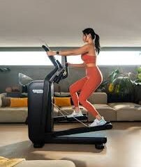 Low-impact elliptical workouts