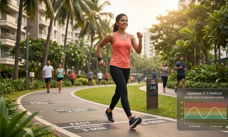 Japanese walking, Interval Walking