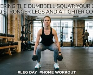 doing squats with Dumbbells