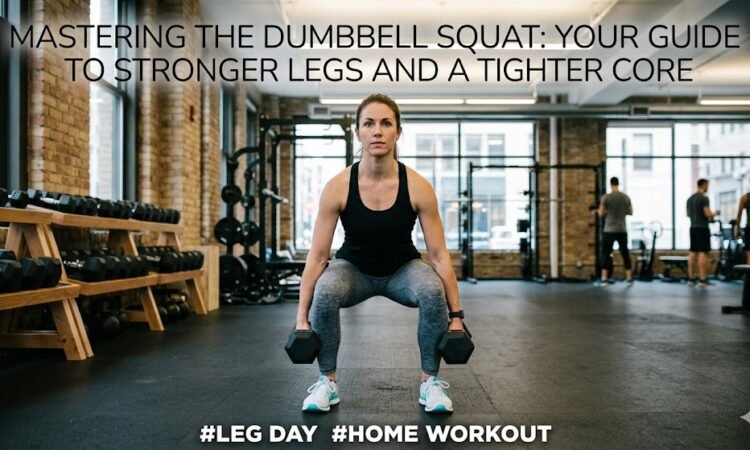 doing squats with Dumbbells