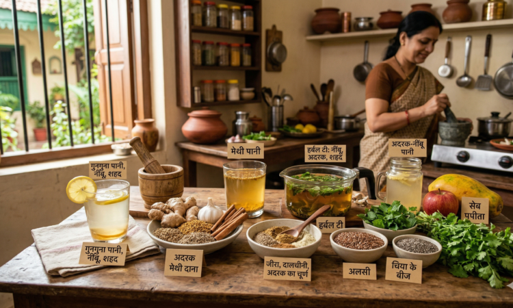 Homemade remedies for belly fat reduction in Hindi पेट की चर्बी कैसे घटाएं? 10+ असरदार घरेलू उपाय और संपूर्ण गाइड (Pet Ki Charbi Ghatane Ke Gharelu Upay)