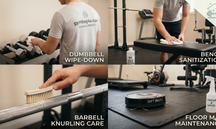 How to clean Gym Equipment at Home