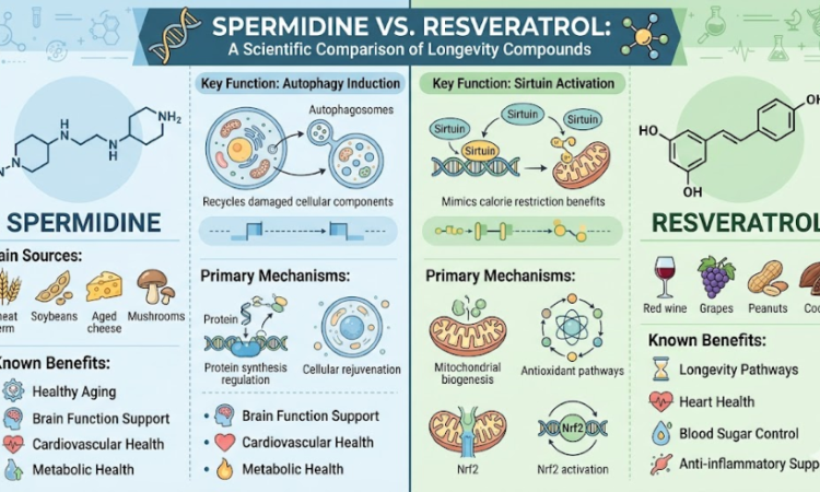 Spermidine vs. Resveratrol