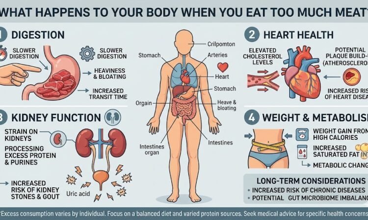 What Happens to Your Body When You Eat Too Much Meat?