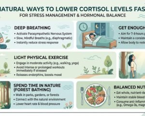 How to Lower Cortisol Levels Naturally Fast to Stress Management and Hormonal Balance