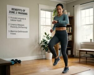 Zone 2 Cardio Training at Home Without a Treadmill to achieve Longevity, Metabolic Flexibility, and Cardiovascular Fitness