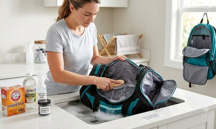 Deep-Clean & Deodorize Your Smelly Gym Bag