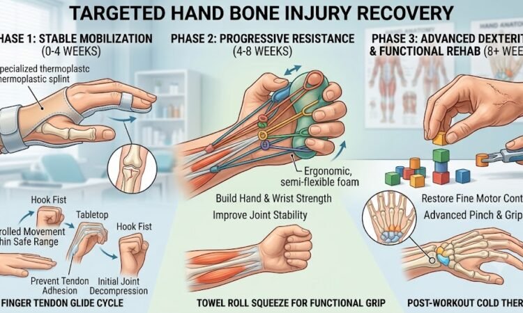 Hand, Finger, and Bone Pain relief simple at home workouts