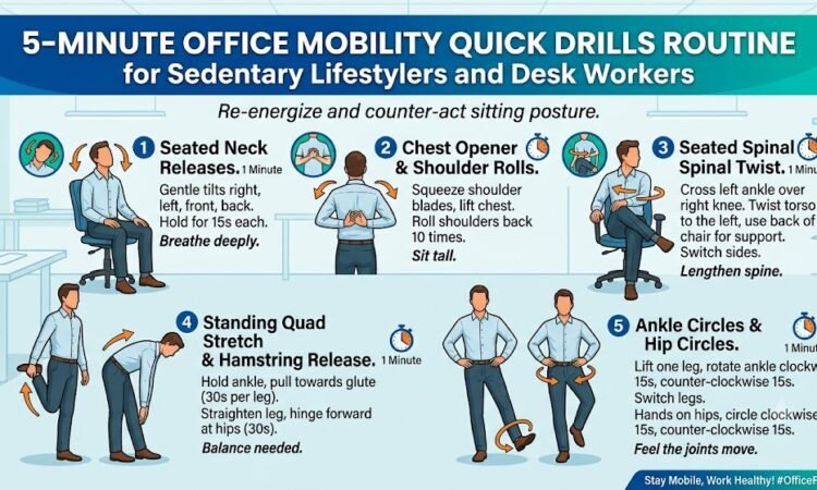 office mobility quick drills routine